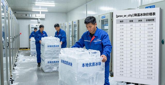 沙坪坝降温冰块多少钱一吨？本地制冰厂报价来了